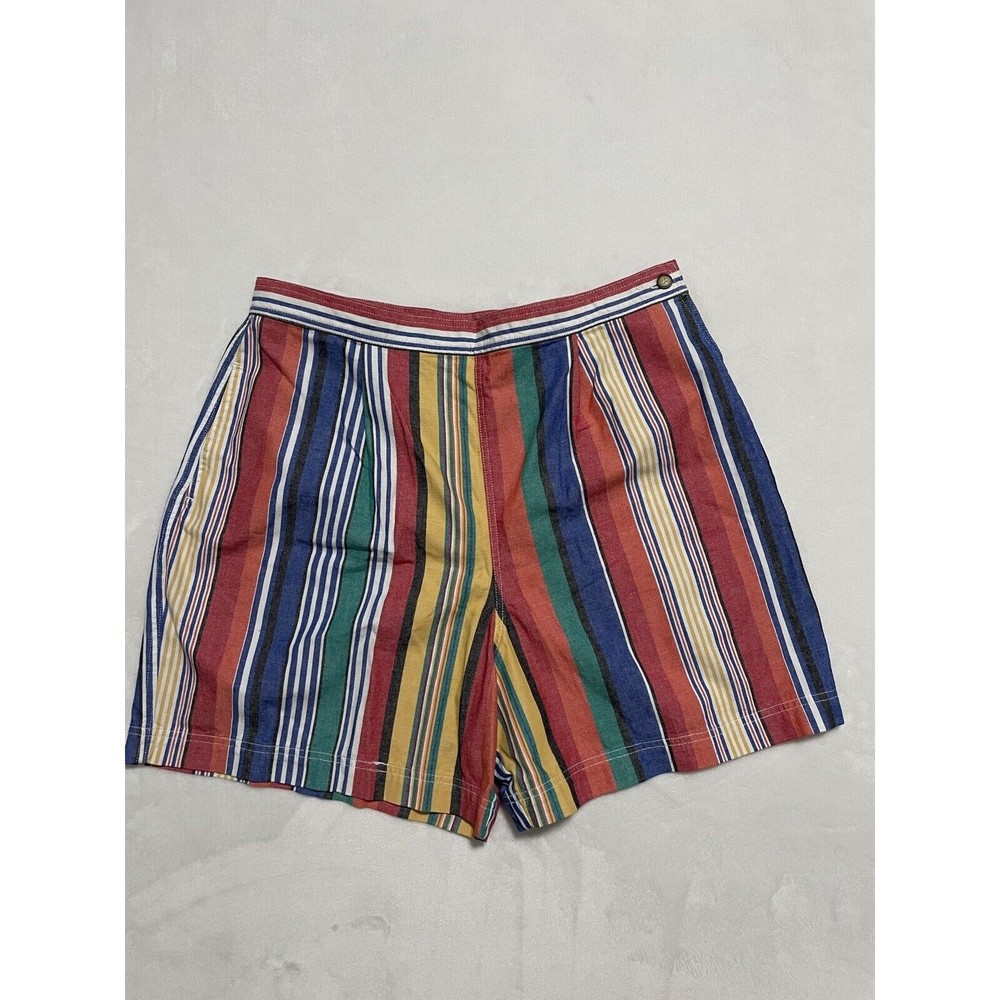 Russ Shorts Chinos Red Mom Jean Denim High Rise Retro Cotton Size 18 Vintage